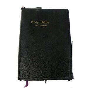 Rare Antique Holy Bible Illustrated The World Publishing Co. Self-Pronouncing Wi